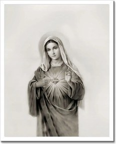 Poszterek keretben 40x50 Szűz Mária ajándék