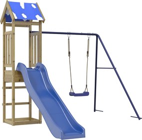 vidaXL impregnált fenyőfa kültéri játszószett