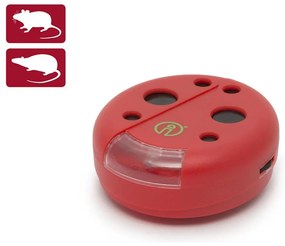 Rágcsálóriasztó LED világítással 2xAAA katica