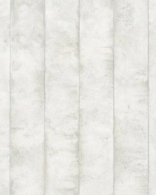 Világosszürke tapéta koptatott vinil szerkezettel a flizelinen