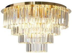 Mennyezeti lámpa MILANO 9xE14/40W/230V arany