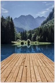 Poszterek 60x90 Fa móló a hegyekben