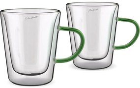 Lamart LT9118 2 részes Tea Vaso pohárkészlet, 300ml, zöld