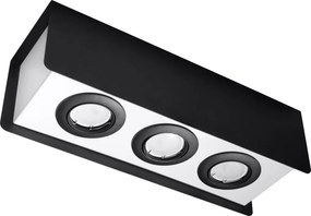 SOLLUX SL-0411 STEREO Kocka Mennyezeti Lámpa Fehér, Fekete GU10 IP20
