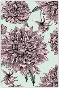 Poszter 60x90 Púderrózsaszín Virág