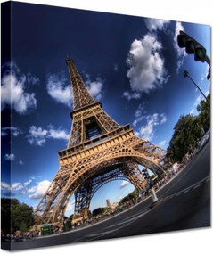 Festmények 20x20 Eiffel-torony Párizsban