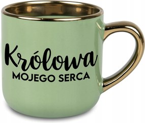 Bögre Nagy Zöld Szív Királynő Ajándék Feleség Férj Házasság