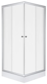 Pico 90 szögletes zuhanykabin zuhanytálcával