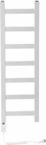 Fürdőszobai radiátor Dekoratív elektromos 300W B Orchidea keskeny Fehér Matt