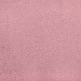 rózsaszín kihúzható bársonyheverő 100 x 200 cm