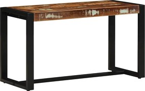 vidaXL tömör újrahasznosított fa többszínű pad 80x35x45 cm