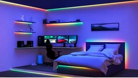 WiZ - LED RGBIC dimmelhető szalag 4m LED/10,2W/5V 2700-6500K Wi-Fi