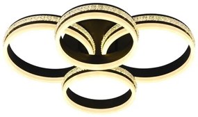 LED fényerőszabályozható felületre szerelhető mennyezeti csillár LED/150W/230V 3000-6500K + távirányítóval