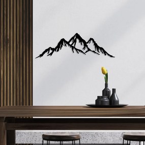 Mountain fém fali dekoráció, 70×22 cm