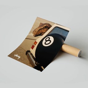 Stussy Vintage Retro Poszter Nappaliba 50x70 cm Ajándék ötlet