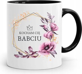 Bögre Fekete Nagymama Napja Szeretlek Nagymama Ajándék nyomott mintával