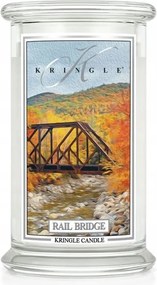 Rail Bridge Kringle Candle nagy gyertya két kanóccal (624g)