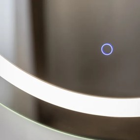 Zuma Line D2338-80-LED Fényerőszabályozható fürdőszobai LED-tükör, 36W/230V, 3000/4000/6000K, átmérő 80 cm, IP44