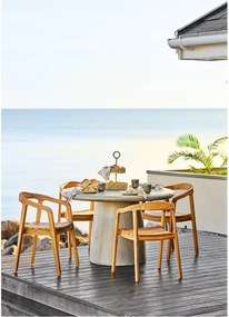 Kerámia kerek kerti étkezőasztal ø 60 cm Bonnet – House Nordic