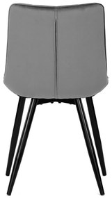 Étkezőszék garnitúra CT-384 GREY4, 4 db