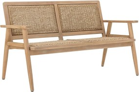 Natúr színű tömörfa kerti kanapé Sorrento – Bloomingville