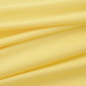 Goldea kör alakú pamut terítő - sárga Ø 130 cm