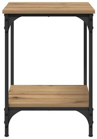 vidaXL Dohányzóasztal Artisan tölgy 40 x 40 x 55 cm Faanyag
