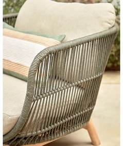 Catalina khaki kerti fotel - Kave Home