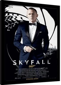 Keretezett poszter James Bond - Skyfall
