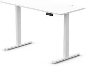Elektromosan állítható magasságú íróasztal ülő-/állómunkához 120x60 cm fehér Levano Control+