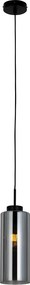 Okos függőlámpa fekete füstüveggel, Wifi ST64-gyel - Laura