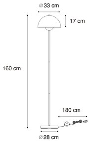 Okos állólámpa fekete arannyal, Wi-Fi-vel A60 - Magnax