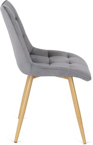 Szürke Bársony Étkezőszék RODRI