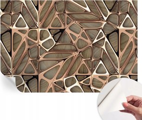 Design fali fotótapéta öntapadós geometrikus minta 104x70 cm