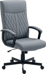 Vinsetto Irodai Szék Dőlésszabályzóval, Ergonomikus Íróasztali Szék, Magasságban Állítható Számítógépes Szék, Forgó Feladat Szék, Sötétszürke | Aosom