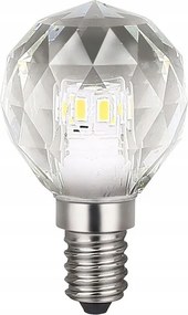 Led izzó 3W E14 G40 4000K Kristály