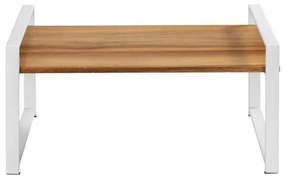 WENKO 53027100 - LOUISA polc 40x20 cm fehér/barna