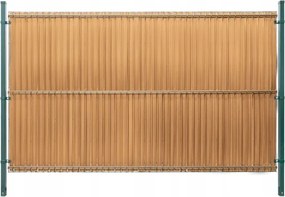 Kerítéspanelvédő állítható lécekkel 50 db 153 cm, bézs