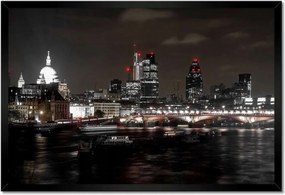 Poszterek keretben 60x40 Éjszakai kilátás Londonból