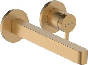 Hansgrohe Finoris mosdó csaptelep vakolat alatti rész nélkül csiszolt bronz 76050140