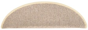 15 db fehér-barna lépcsőszőnyeg 65 x 21 x 4 cm