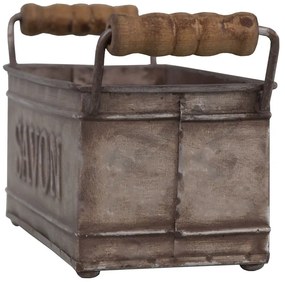 Sötétszürke fém szappantartó – Antic Line