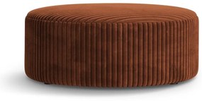 Téglavörös kordbársony puff Dia – Micadoni