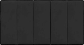 fekete bársony fejtámla párna Hanko 80 cm