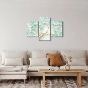 Kép - Arany virágzó fa (90x60 cm)