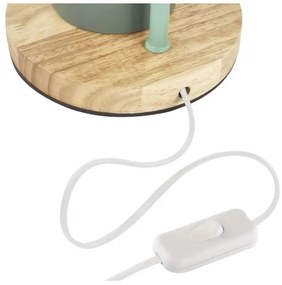 POPPY asztali lámpa 1xE27/25W/230V zöld