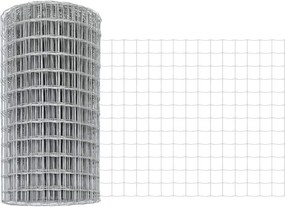 vidaXL Európai Kerítés 0,4 x 25 m PVC-bevonatú vas