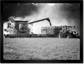 Poszterek keretben 40x30 Aratás Traktor Kombájn