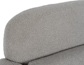 Pihenőfotel szürke színben, bouclé kárpittal TOGO