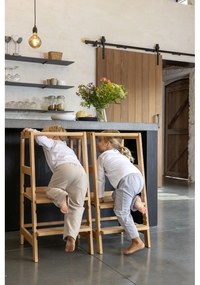 Natúr színű tölgyfa tanulótorony Forrest – Vipack